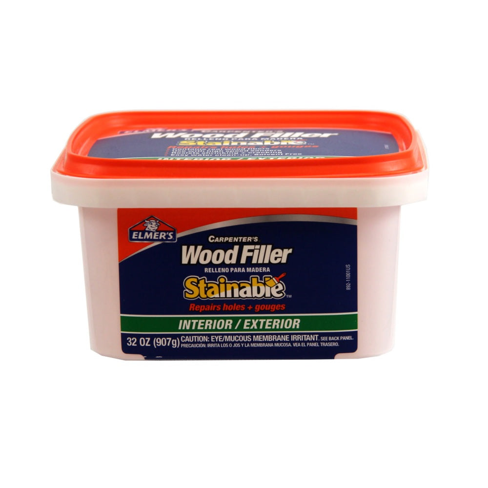 Elmer's E892 Carpenter's Interior/Exterior Wood Filler, 32 Oz