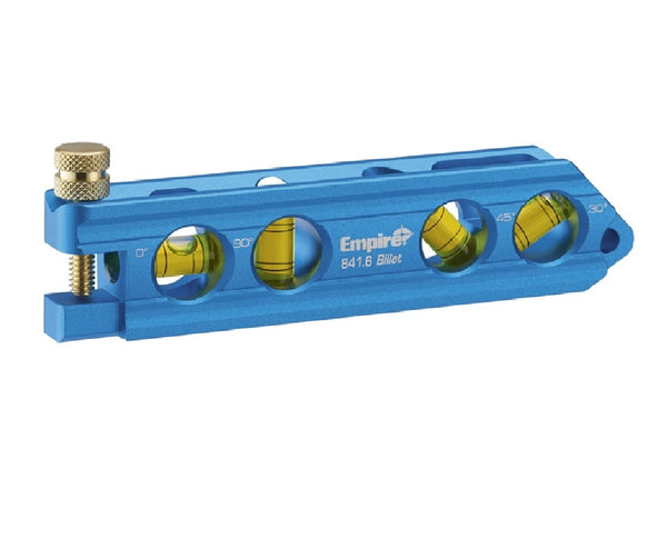 Empire 841.6 Magnetic Billet Torpedo Level, Aluminum, Blue, 6 Inch L