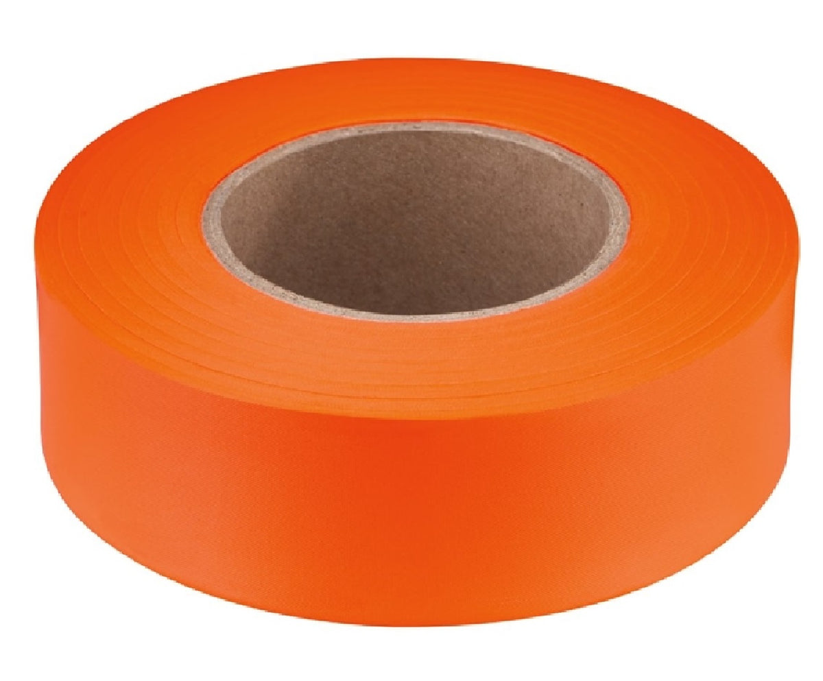 Empire 77-002 Plastic Flagging Tape, Orange, 200 Feet L x 1 Inch W