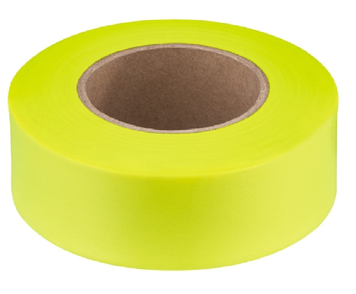 Empire 77-004 Plastic Flagging Tape, Yellow, 200 Feet L x 1 Inch W