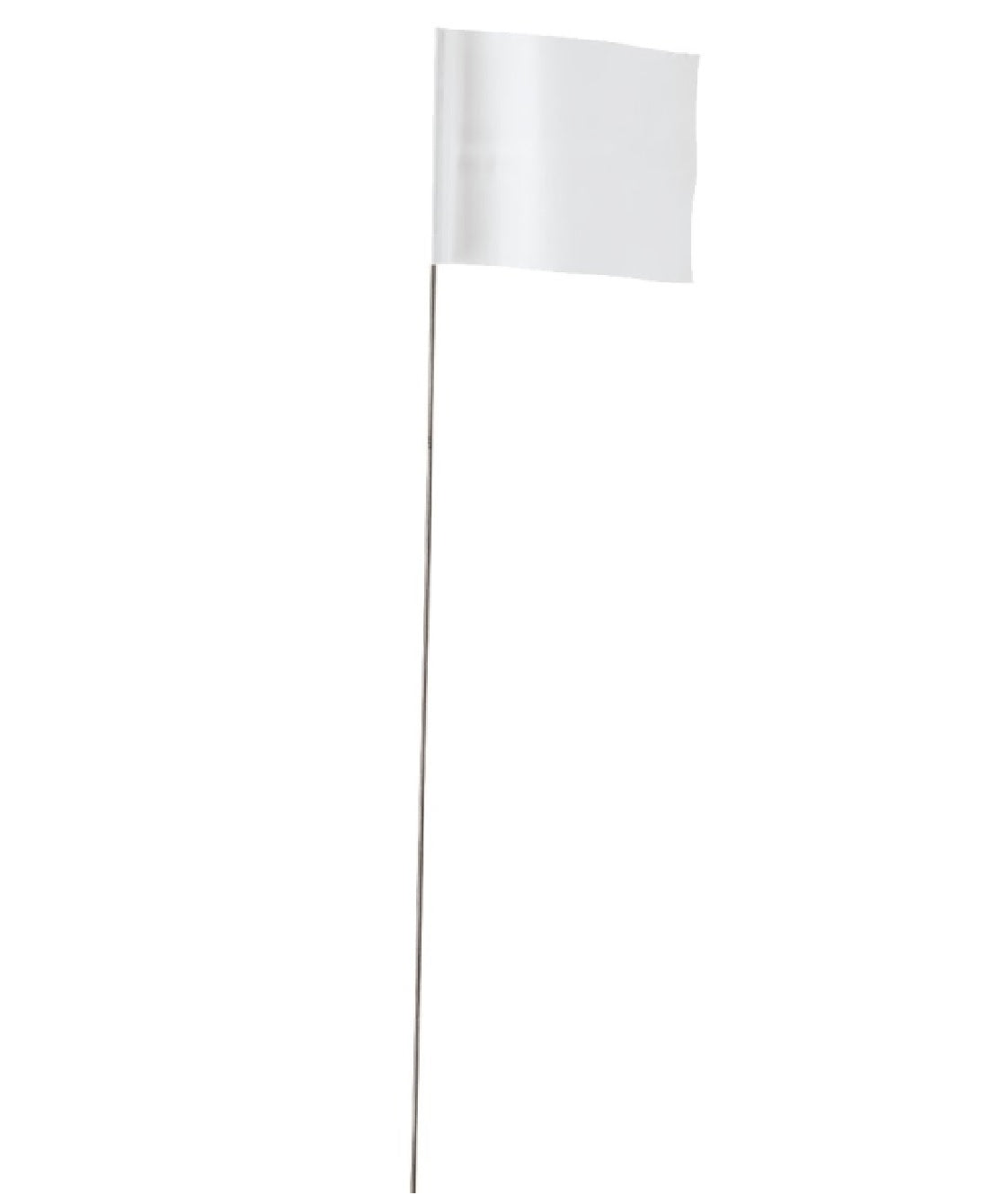 Empire 78-006 Plastic Stake Flag, White, 2-1/2 Inch H x 3-1/2 Inch W