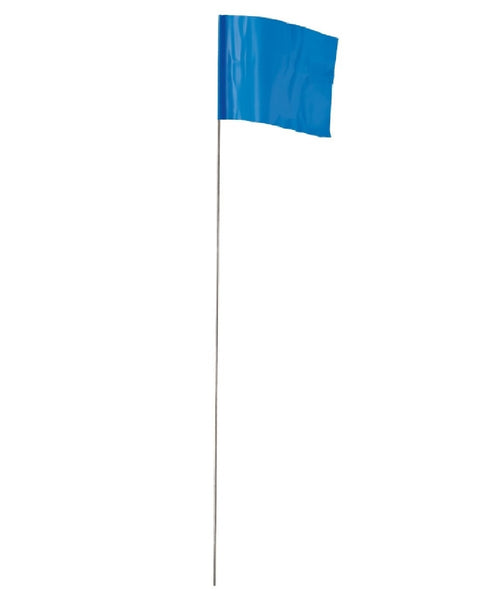 Empire 78-001 Plastic Stake Flag, Blue, 2-1/2 Inch H x 3-1/2 Inch W
