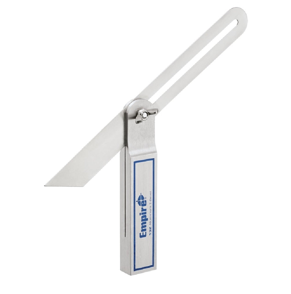 Empire 132 True Blue Adjustable T-Bevel Square, Aluminum, 10 Inch L