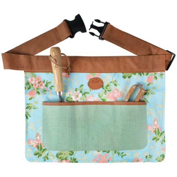 Esschert Design RD38 Garden Tool Belt, Canvas, Rose Print