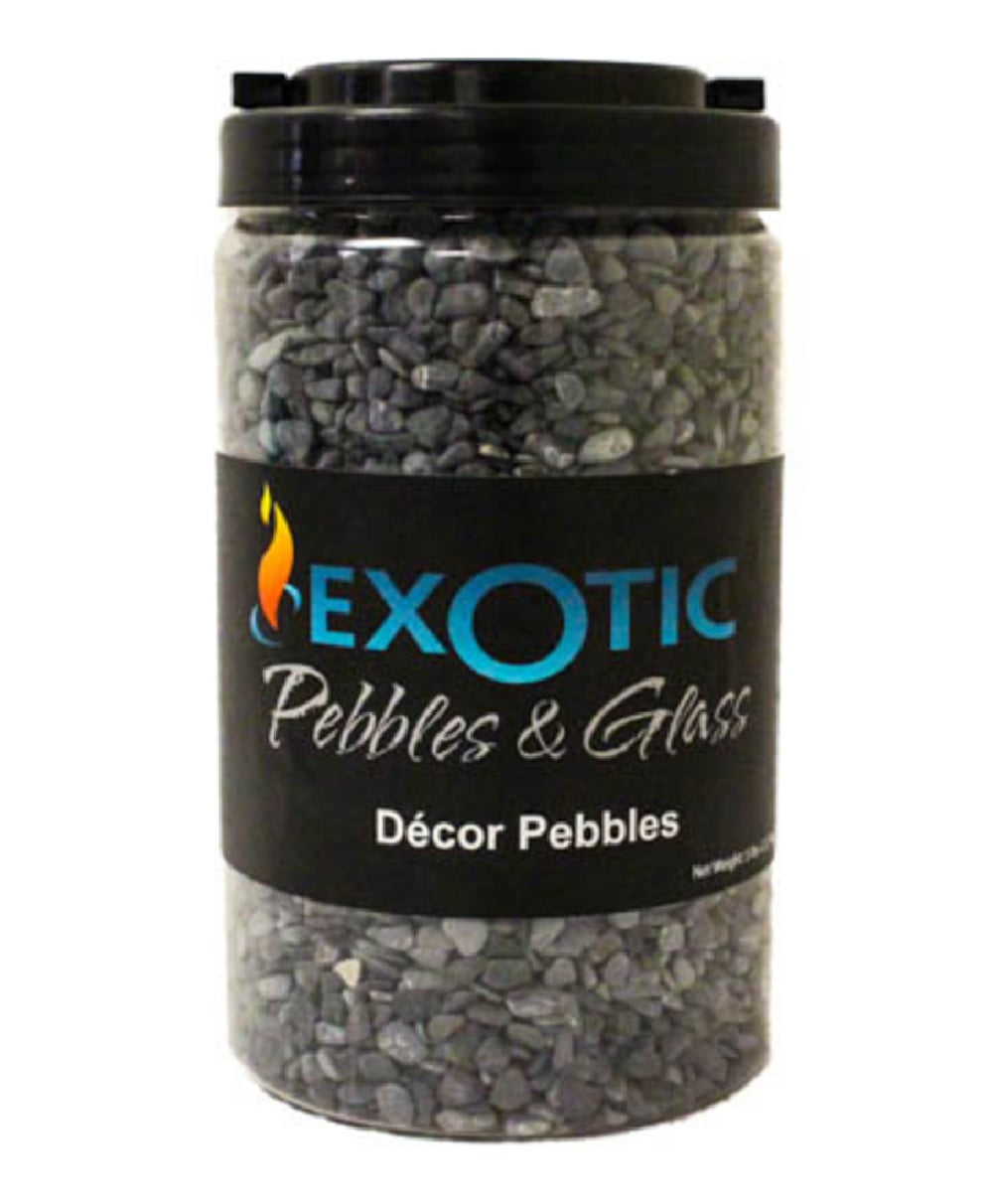 Exotic Pebbles & Aggregates BPBS-460J Decor Bean Pebbles, Black
