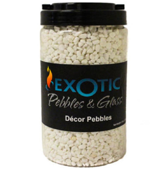 Exotic Pebbles & Aggregates BPWS-461J Decor Pebbles, White