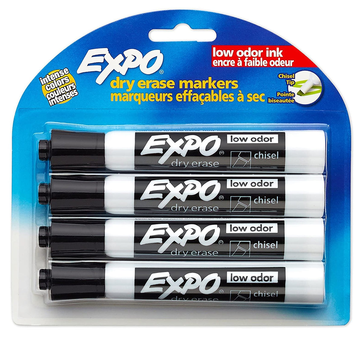Expo 80661 Dry Erase Markers, 4 Pack