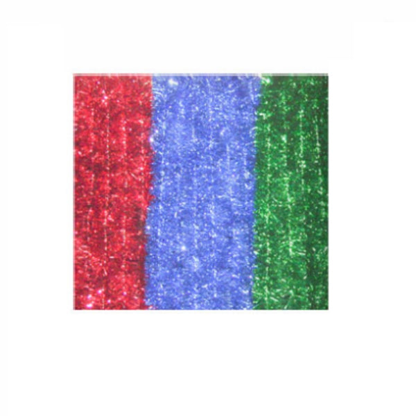 FC Young 22156-A2 Soft & Silky Christmas Garland, Red, Green & Blue