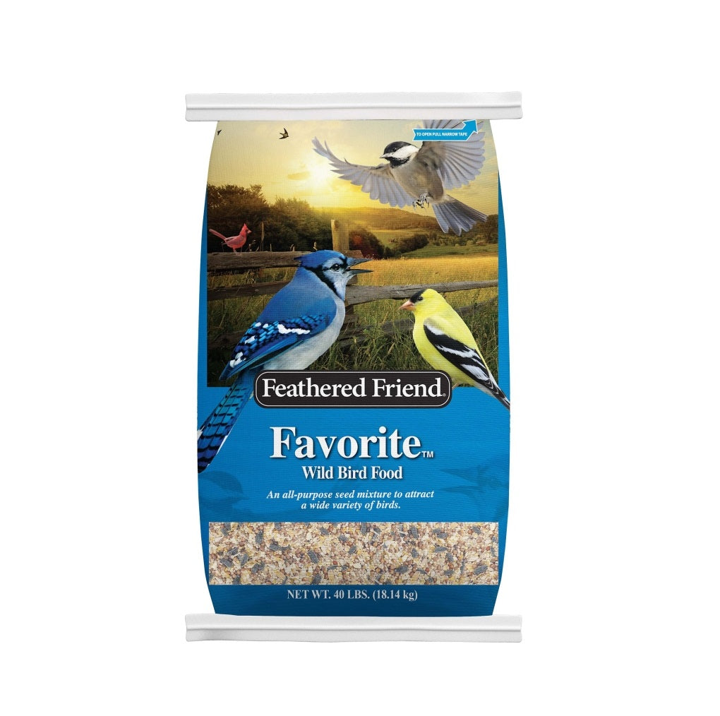 Feathered Friend 14423 Favorite Series Wild Bird Food, 40 Lb