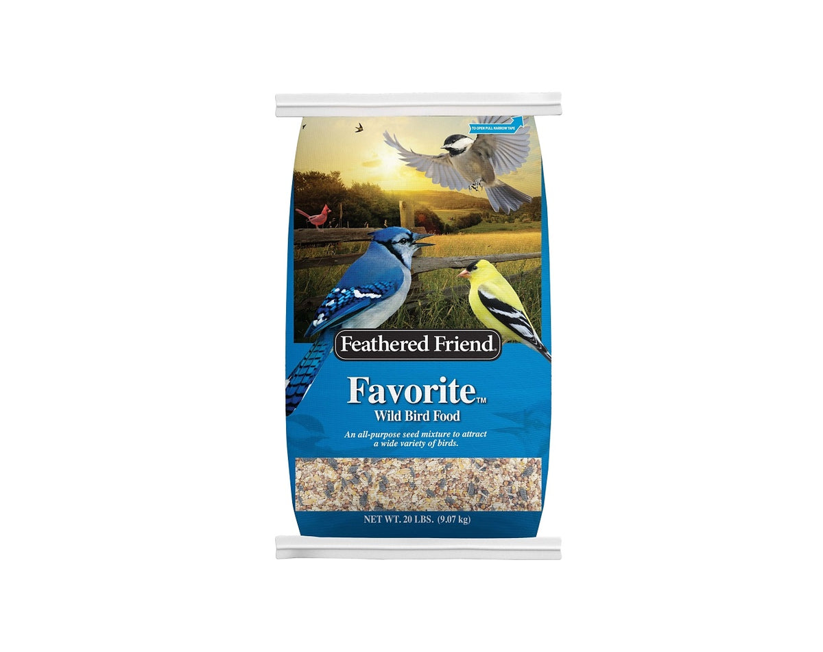 Feathered Friend 14389 Favorite Series Wild Bird Food, 20 Lb