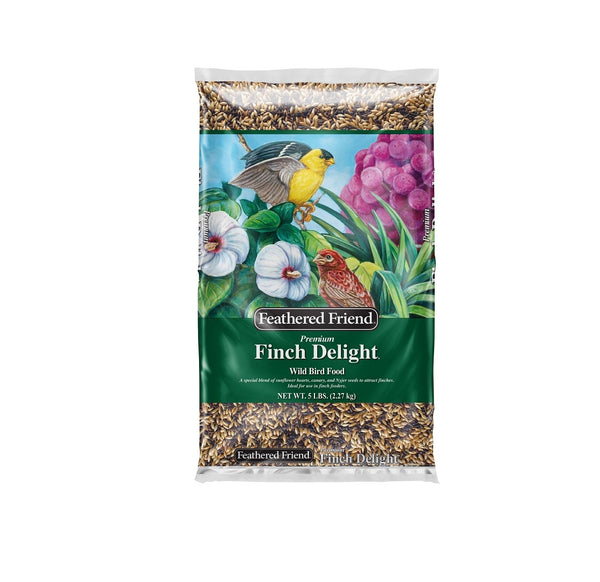 Feathered Friend 14396 Finch Delight Series Wild Bird Food, 5 Lb