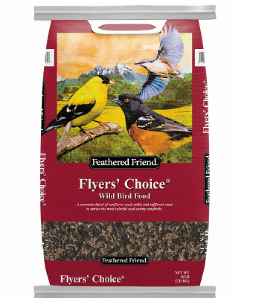 Feathered Friend 14399 Flyers Choice Wild Bird Food, 16-Lbs