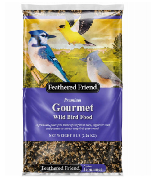 Feathered Friend 14408 Gourmet Wild Bird Food, 5-Lbs