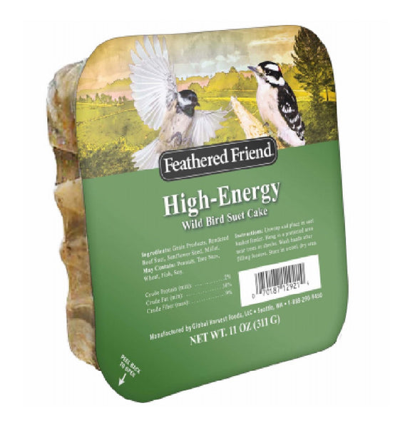 Feathered Friend 14375 High-Energy Wild Birds Suet Cake