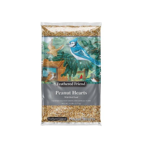 Feathered Friend 14193 Peanut Hearts Wild Bird Food, 5 Lb
