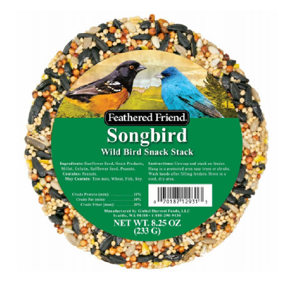 Feathered Friend 14387 Songbird Wild Bird Snack Stack, 8.25 Oz
