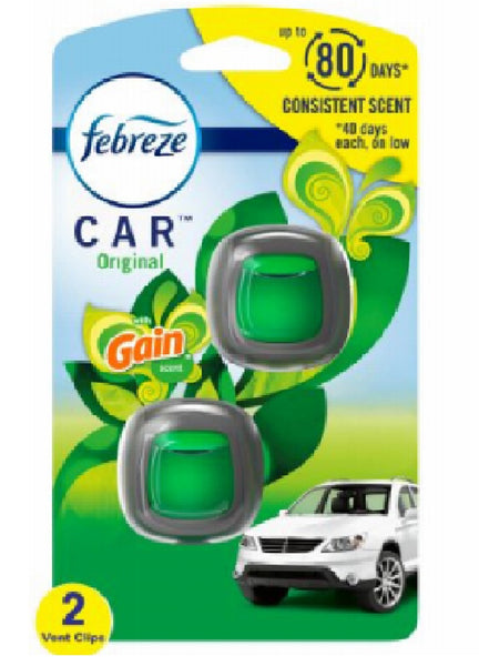 Febreze 01109 Car Vent Clip, 2 Count