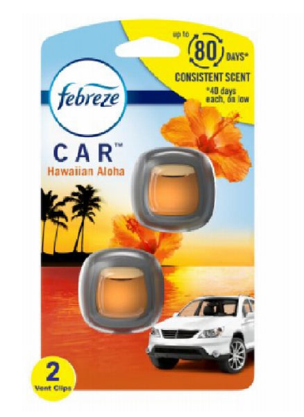 Febreze 01107 Car Vent Clip, Hawaiian Aloha