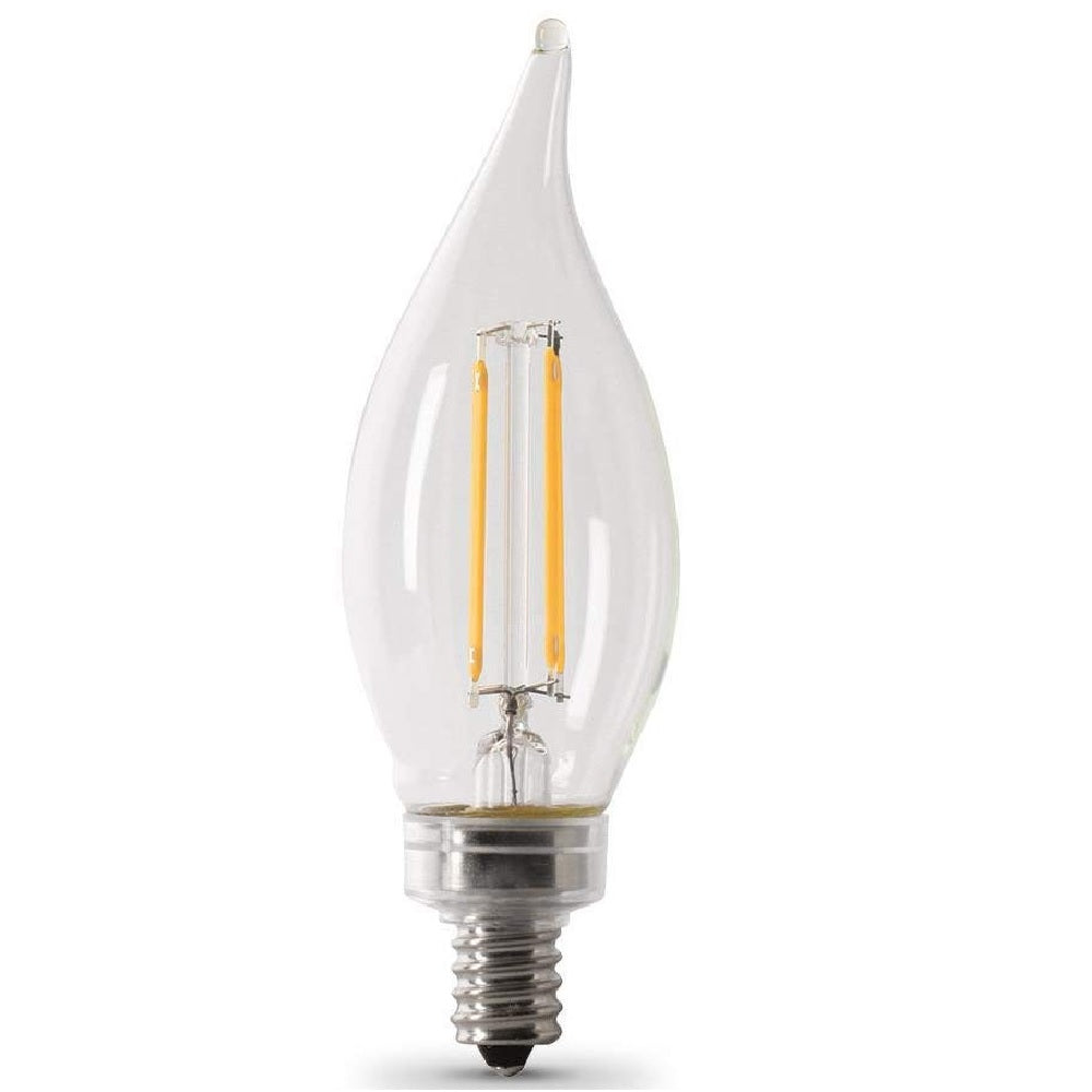 Feit Electric BPCFC60950CAFIL/2/RP Dimmable LED Light Bulb, 6 Watts