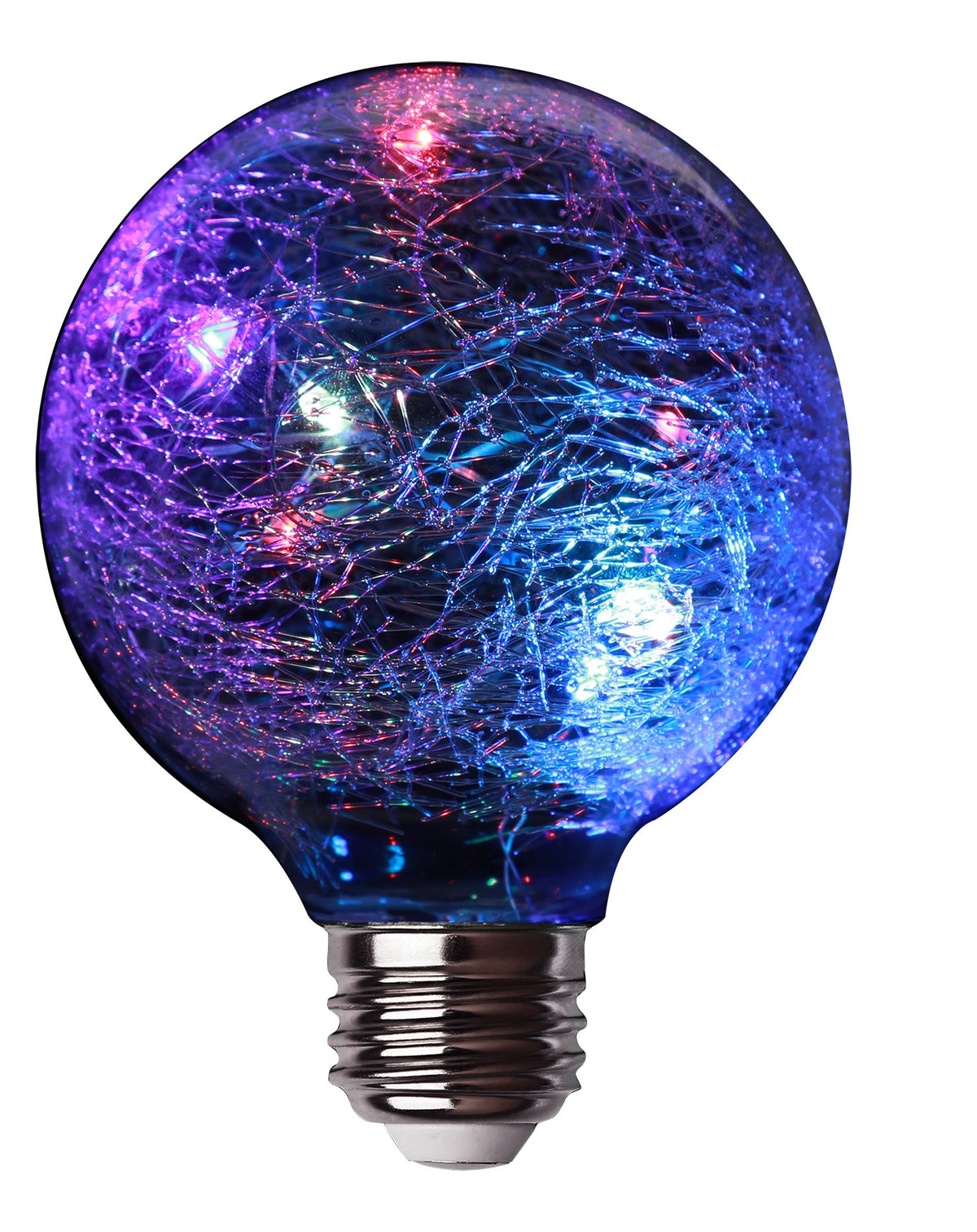 Feit Electric FY/G25/RGB/CR/LED G25 LED Fairy Globe Bulb, 1 Watts