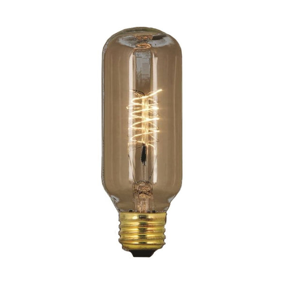 Feit Electric 40T14 Vintage Incandescent Bulb, 40 Watts