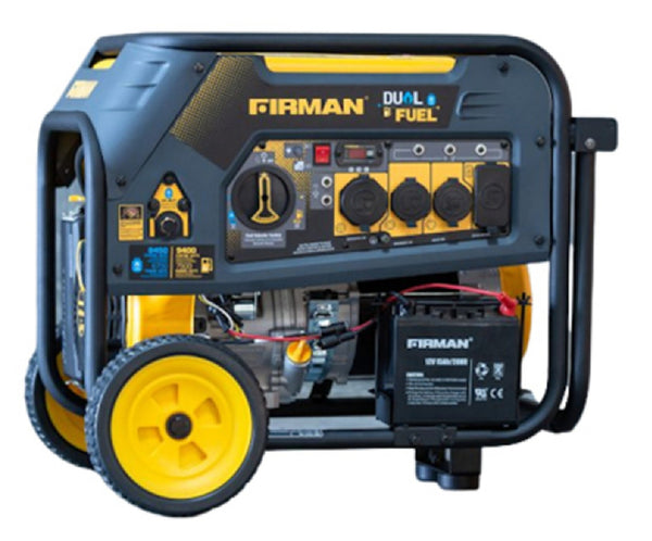 Firman H07552 Propane and Gas Portable Generator, 120 watt, 240 volt