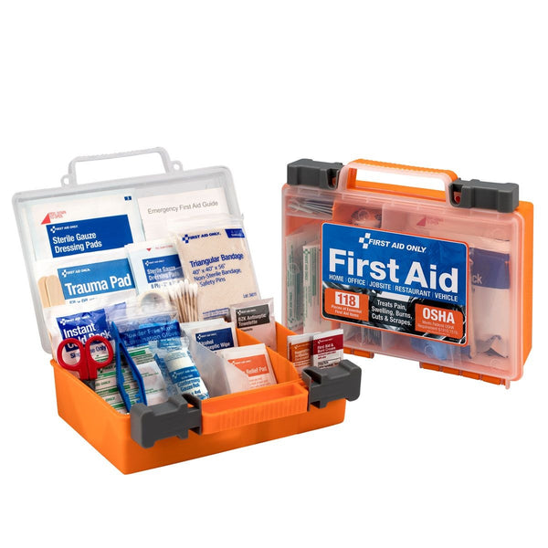 First Aid Only 91063 Clear Front Cover First Aid Kit