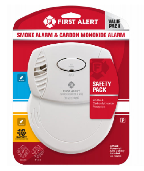 First Alert 1042406 Smoke and Carbon Monoxide Combination Pack