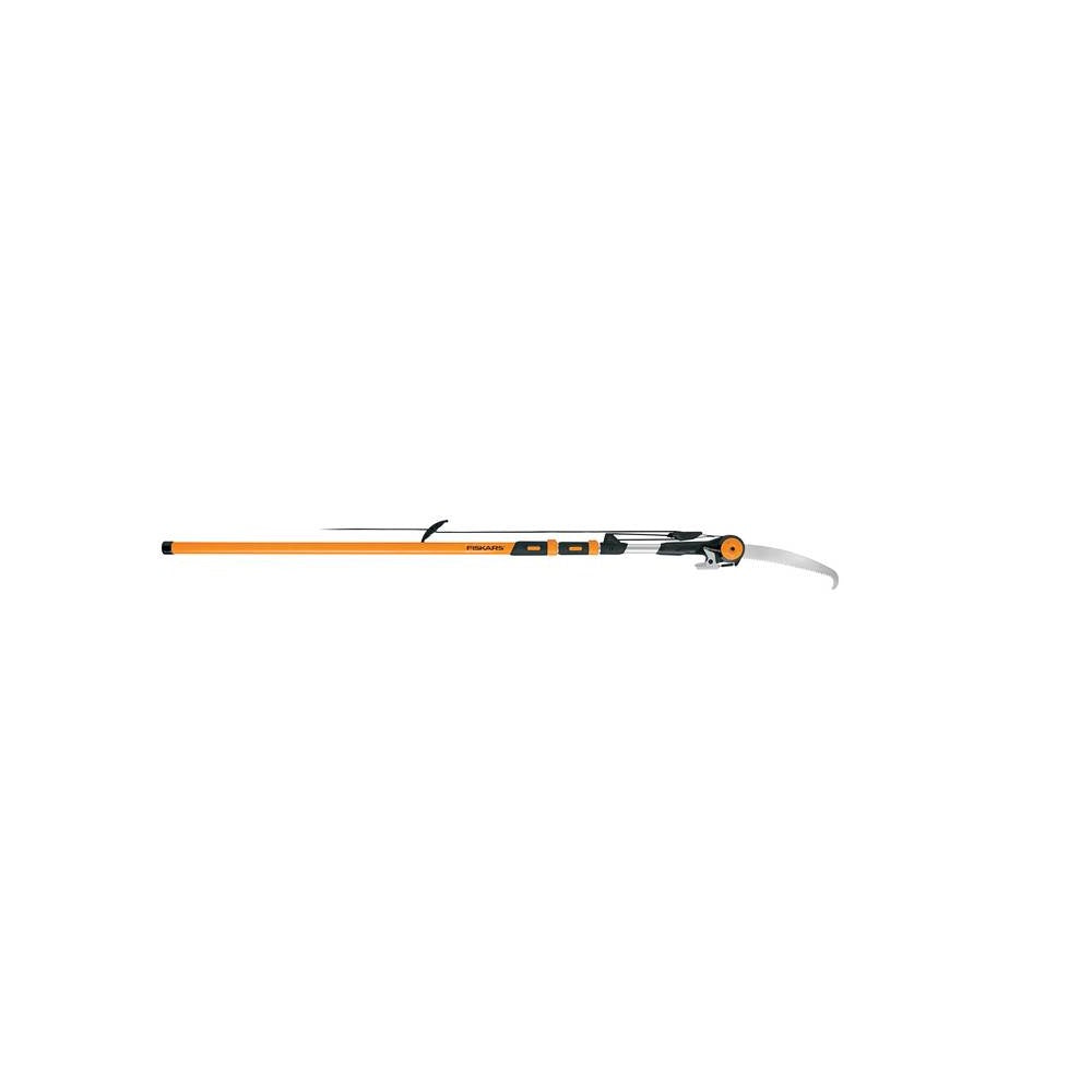 Fiskars 394731-1001 Chain Drive Extendable Pole Saw & Pruner, 7 Feet To 16 Feet