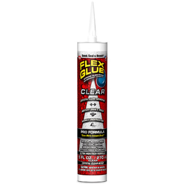 Flex Glue GFSCLRRO9 As Seen On TV Waterproof Adhesive, Clear, 9 OZ