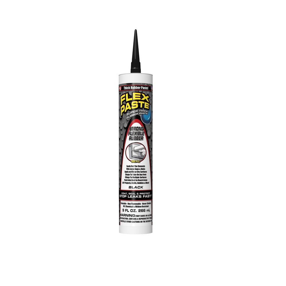 Flex Paste PFSBLKR10 As Seen On TV Rubber Paste, 9 Oz