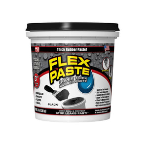 Flex Paste PFSBLKR32 As Seen on TV Super Thick Rubber Paste, 3 Lbs