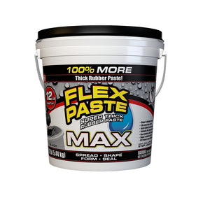Flex Paste PFSMAXBLK01 All-Purpose Rubberized Paste, Black, 12 Lb