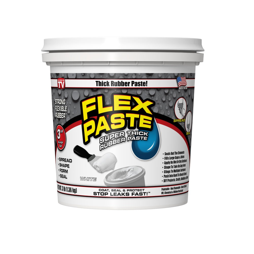 Flex Paste PFSWHTR32 As Seen on TV Super Thick Rubber Paste, 3 Lbs