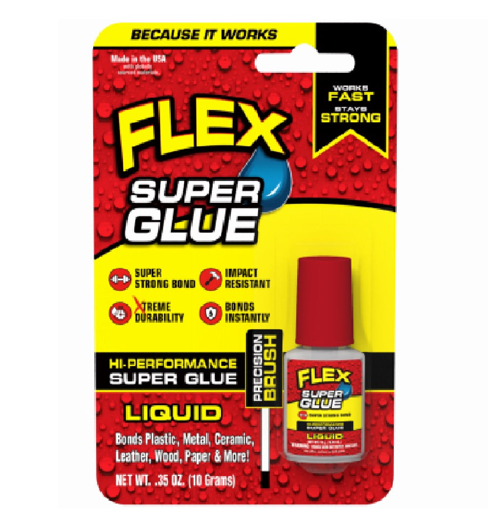 Flex Seal SGLIQ10BT High Performance Super Glue Liquid, 10 Gram