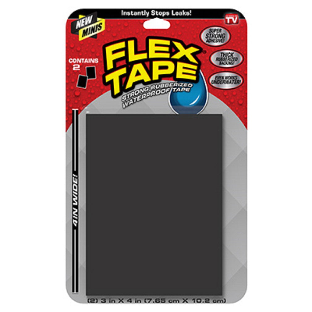 Flex Tape TFSBLKMINI As Seen On TV Super Strong Waterproof Tape, Black