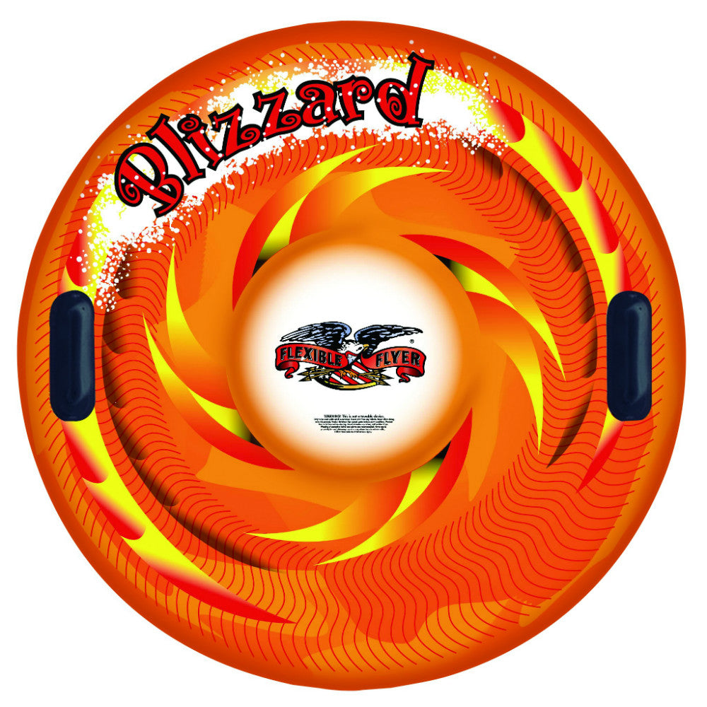 Flexible Flyer I-39 Blizzard Sled Snow Tube with Handles, PVC, 39"