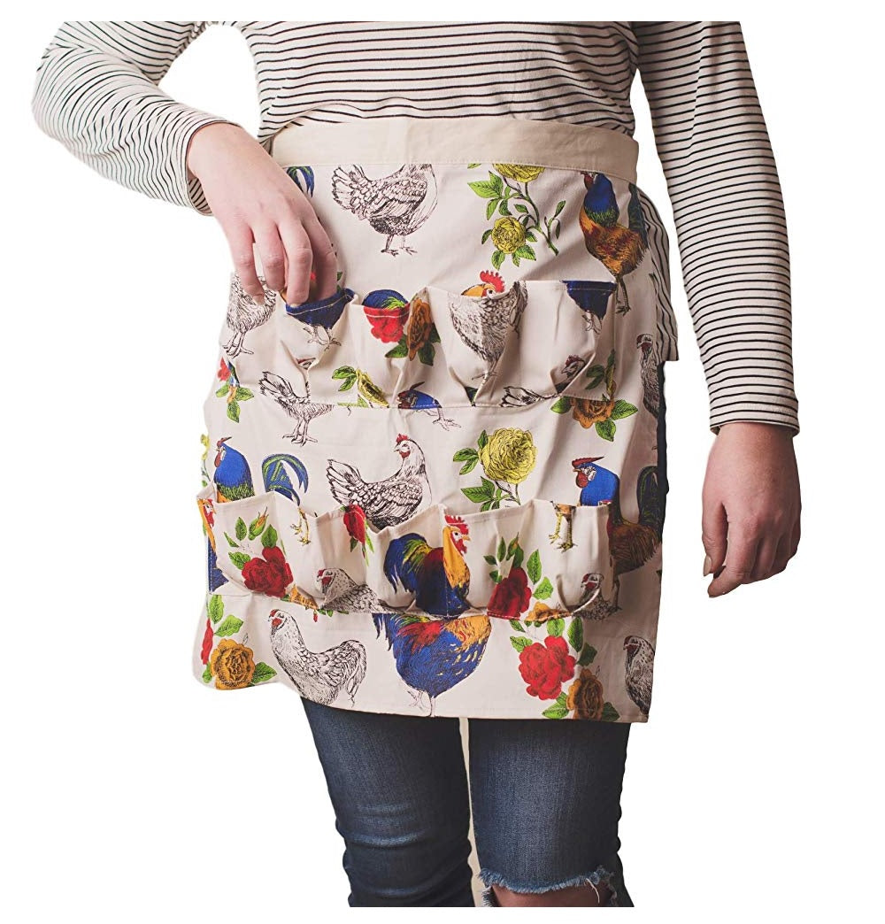 Fluffy Layers ROOFL1-227 Half Body Egg Collecting Apron