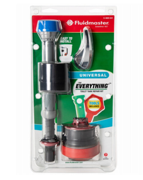 Fluidmaster K-400H-021-P8 Complete Toilet Repair Kit, 2 Inch