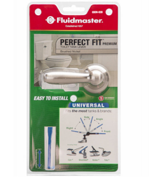 Fluidmaster 690N-009-P5 Premium Toilet Tank Lever, Brushed Nickel