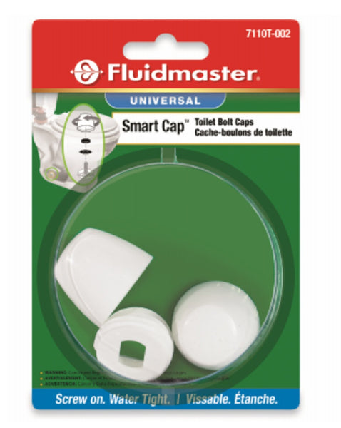 Fluidmaster 7110T-002-P10 7110T Smart Cap Universal Toilet Bolt Caps