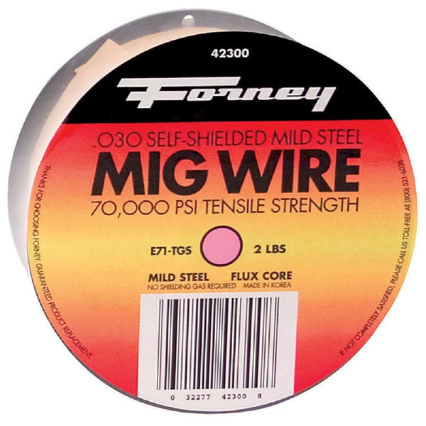 Forney 42300 Flux Core Mild Steel E71T-GS MIG Welding Wire, 0.030" Dia.