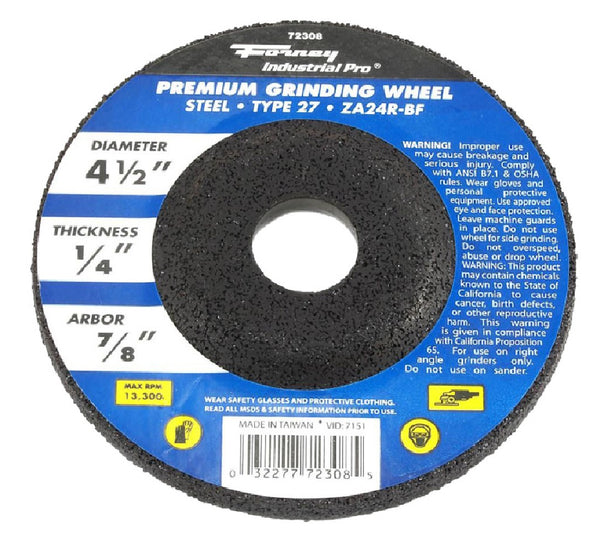 Forney 72308 Grinding Wheel, 4-1/2 Inch