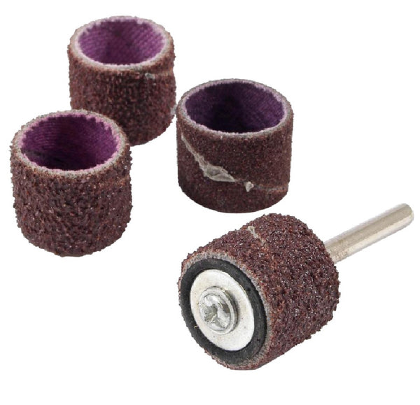 Forney 60217 Sanding Drum Kit, 1/2 Inch x 1/2 Inch