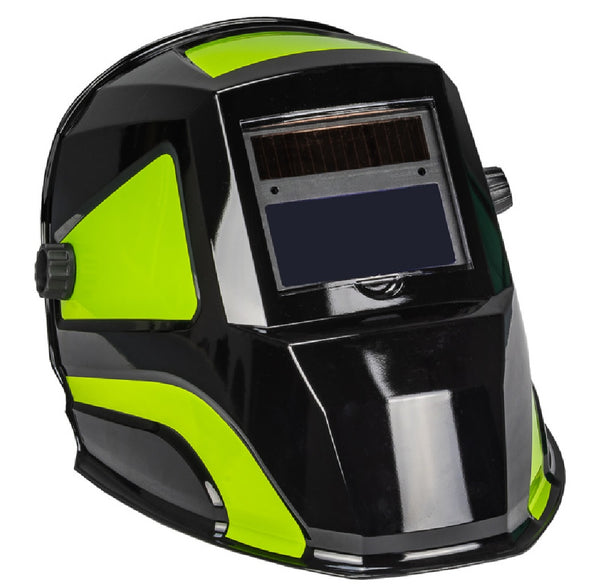 Forney 55732 Velocity ADF Welding Helmet, Black/Green