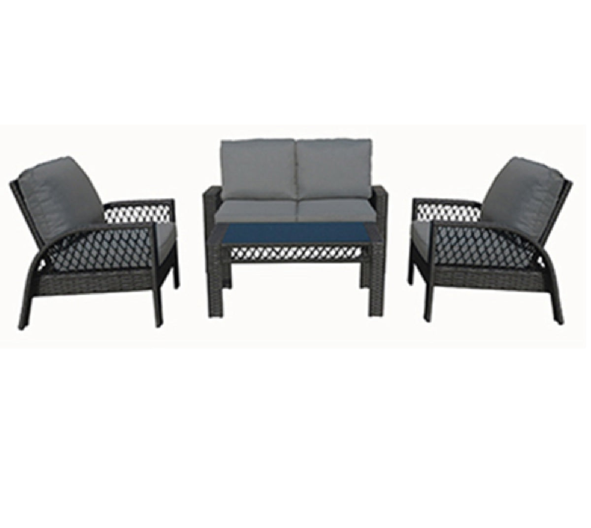 Four Seasons Courtyard CPTV-2019-SET Coral Bay Woven Deep Seating Set, 4 Piece