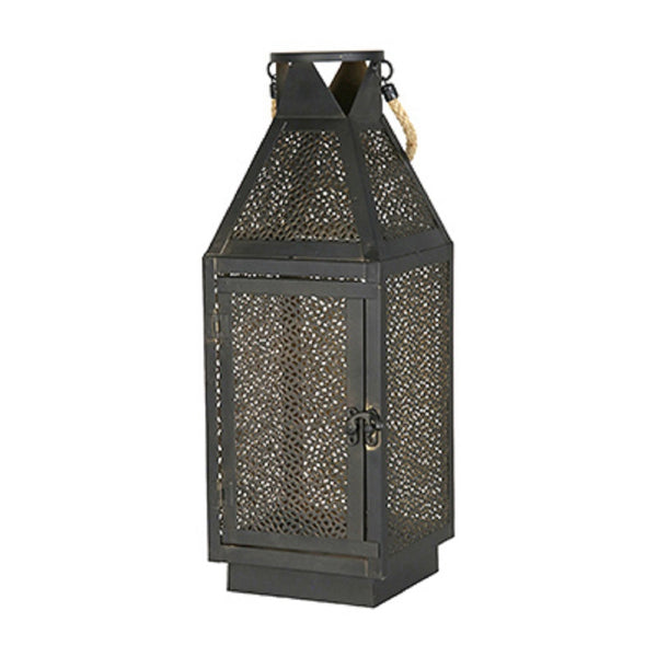 Four Seasons Courtyard 91286 Filigree Lantern, Metal, 16 Inch