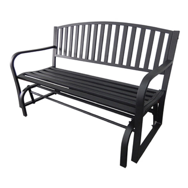 Four Seasons Courtyard IP-WK3285G Steel Bench Glider