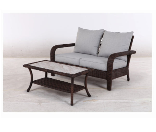 Four Seasons Courtyard 545.0150.000 Montego Bay Loveseat with Coffee Table
