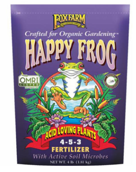 FoxFarm FX14610 Happy Frog Acid Loving Plants Fertilizer, 4 Lb